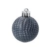 Zestaw 16 Eleganckich Bombek Kamai Christmas Decoration® o Średnicy 4 cm – Kolor Antracyt